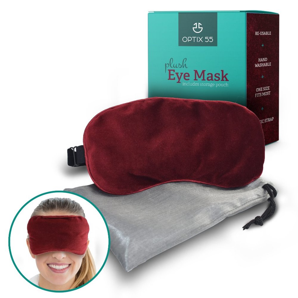 Plush Ultra-Soft Moist Heat Eye Mask